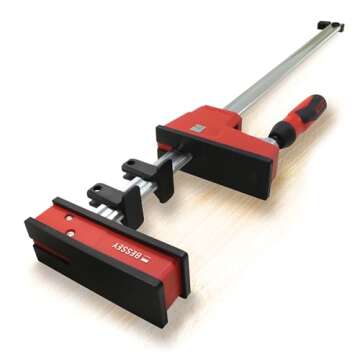 BESSEY KRE3531, 31 In., Parallel Clamp, K Body REVO Series - 1700 lbs Nominal Clamping Force , Sprea...