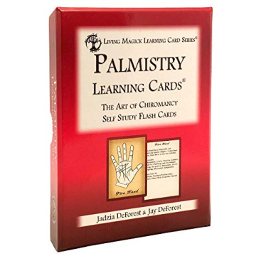 Palmistry Learning Cards - Living Magick Learning Card Series - Self Study Flash Cards