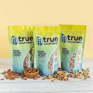 True California Organic Nonpareil Whole Almonds - Natural & Raw