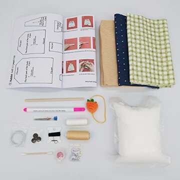 Tarngod Adult and Child Doll Making Kits, DIY Plush Doll Sewing Kits, Cute Animal Dolls, Gifts for G...