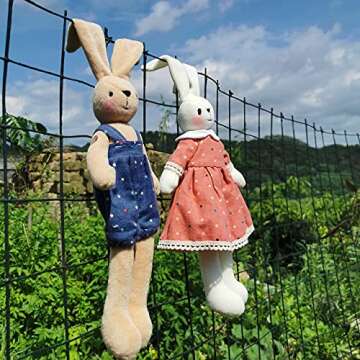 Tarngod Adult and Child Doll Making Kits, DIY Plush Doll Sewing Kits, Cute Animal Dolls, Gifts for Girls, Handmade Doll Craft Kits. (Rabbit Boy)