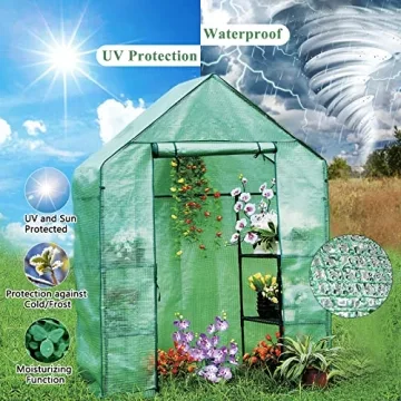 Portable Walk-in Greenhouse for Easy Plant Care