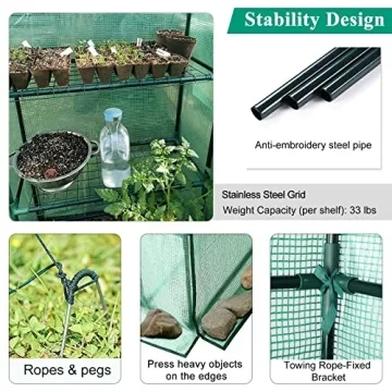 Portable Walk-in Greenhouse for Easy Plant Care