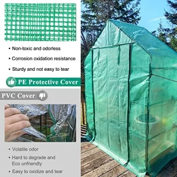 Portable Walk-in Greenhouse for Easy Plant Care