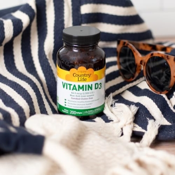 Country Life Vitamin D3 Soft Gels for Enhanced Health