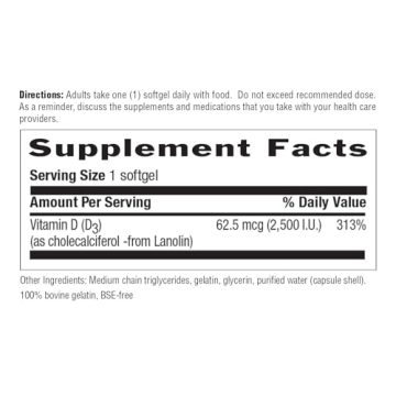 Country Life Vitamin D3 Soft Gels for Enhanced Health