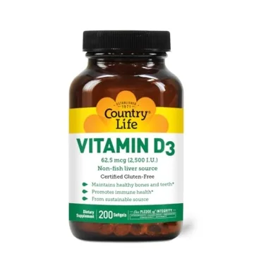 Country Life Vitamin D3 Soft Gels for Enhanced Health