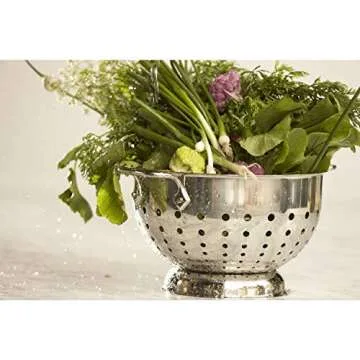 All-Clad Stainless Steel Colander for Heavy-Duty Straining