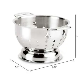 All-Clad Stainless Steel Colander for Heavy-Duty Straining