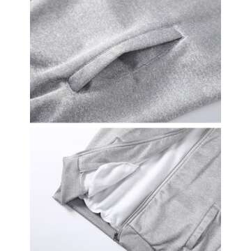 Lavnis Men's Casual Tracksuit for Athletic Style Gray L