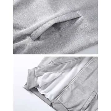 Lavnis Men's Casual Tracksuit for Athletic Style Gray L