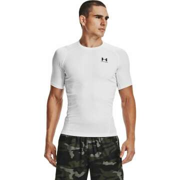 Under Armour Men's HeatGear Compression Shirt for Sports