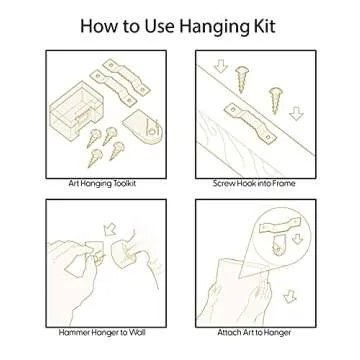 Modern Art Framed Canvas Print - Teal Geometric Design