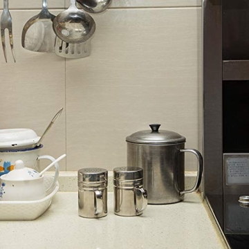 AIFUDA Stainless Steel Dredge Shaker Set with Stencils