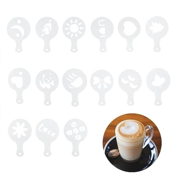 AIFUDA Stainless Steel Dredge Shaker Set with Stencils