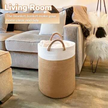 Stylish INDRESSME Large Laundry Hamper for Easy Storage