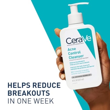 CeraVe Acne Control Cleanser with Salicylic Acid & Niacinamide