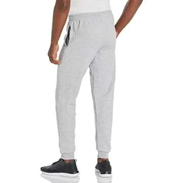 Jerzees Men's NuBlend Fleece Joggers & Sweatpants, Joggers-Heather Grey, Large