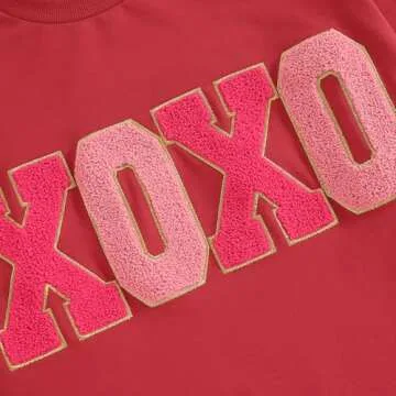Matching Mommy and Me Valentine's Sweatshirt Set