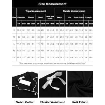 Ekouaer Pajamas Set for Women Short Sleeve Sleepwear Button Down Pjs Soft 2 Piece Lounge Sets Misty Rose Large