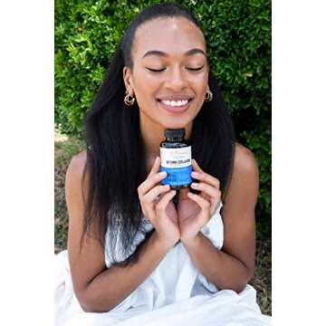 Live Conscious Beyond Collagen Multi Collagen Capsules - Types I, II, III, V & X - Hydrolyzed Blend with Biotin & Vitamin C for Hair, Skin, Nails 90 Capsules