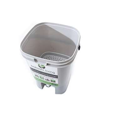 Premium Bokashi Composting Starter Kit (Includes 2 Bokashi Bins, 4.4 lbs of Bokashi Bran and Full Instructions