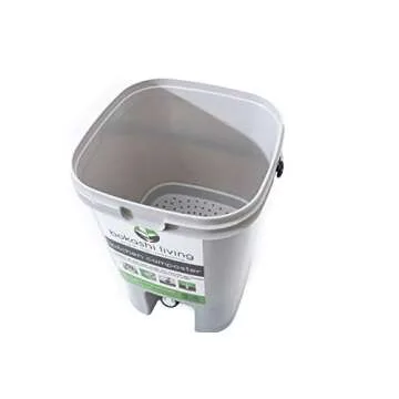 Premium Bokashi Composting Starter Kit (Includes 2 Bokashi Bins, 4.4 lbs of Bokashi Bran and Full Instructions