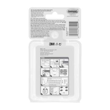 Command Medium and Large Picture Hanging Strips, Damage Free Hanging Picture Hangers, No Tools Wall Hanging Strips for Living Spaces, White, 4 Medium Pairs and 8 Large Pairs