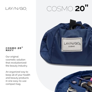 Lay-n-Go Cosmo Makeup Bag - Portable & Washable Organizer