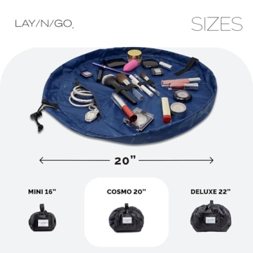 Lay-n-Go Cosmo Makeup Bag - Portable & Washable Organizer