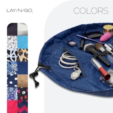 Lay-n-Go Cosmo Makeup Bag - Portable & Washable Organizer