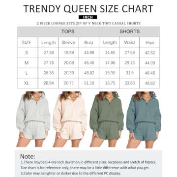 Trendy Queen Women's Oversized 2 Piece Lounge Sets Fall Outfits 2023 Long Sleeve Cozy Casual Pajamas Short Sweatsuit Sets Lightblue