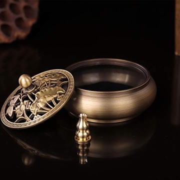 HOKPA Copper Incense Burner Set - 3 Elegant Styles