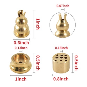 HOKPA Copper Incense Burner Set - 3 Elegant Styles