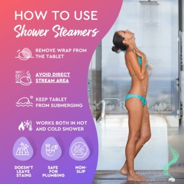 Cleverfy Aromatherapy Shower Steamers Variety Pack of 6