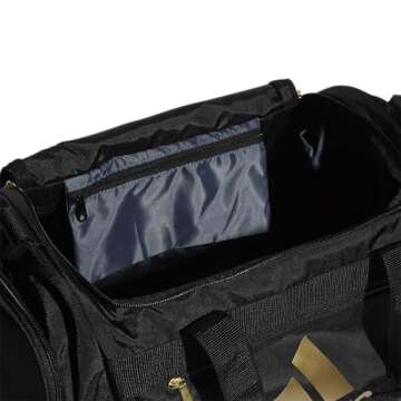 adidas Unisex Defender 4.0 Gym Duffel Bag 38L Black/Gold