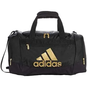 adidas Unisex Defender 4.0 Gym Duffel Bag 38L Black/Gold