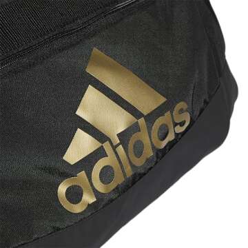 adidas Unisex Defender 4.0 Gym Duffel Bag 38L Black/Gold
