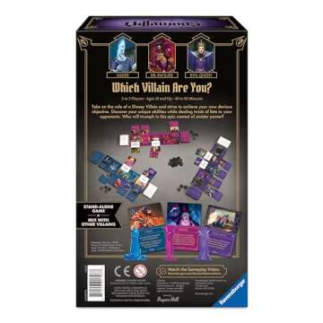 Ravensburger Disney Villainous: Wicked to The Core Strategy Board Game | for Ages 10 & Up | Stand-Alone & Expandable | 2019 Toy of The Year Award Winner