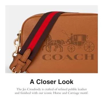 Stylish Coach Jes Crossbody Bag in Light Saddle for Women