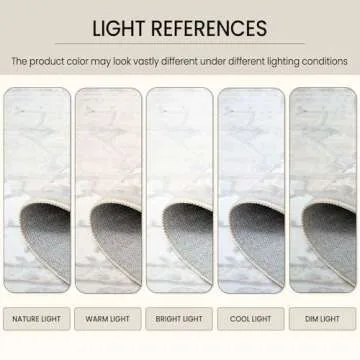 Washable 5x7 Area Rugs, Rugs for Living Room, Low-Pile Water&Stain Resistant Carpet Vintage Distressed Printed Non-Slip Carpet for Bedroom Bathroom Kitchen-Cream White