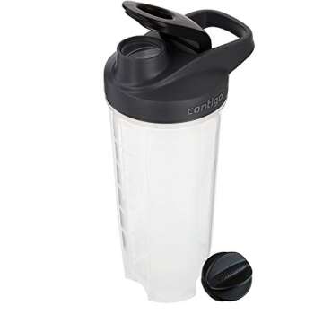 Contigo - 70290 Contigo Shake & Go Fit Snap Lid Shaker Bottle, 28 oz, Black