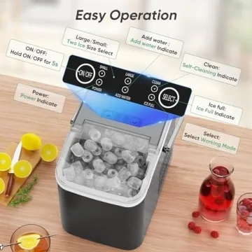 DUMOS Ice Maker - Fast Portable Ice Production