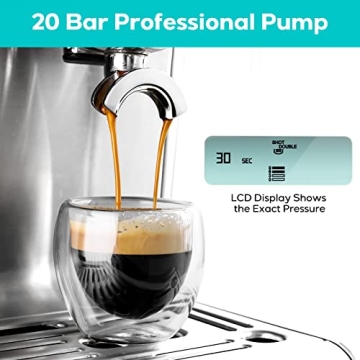 CASABREWS Espresso Machine with Integrated Grinder