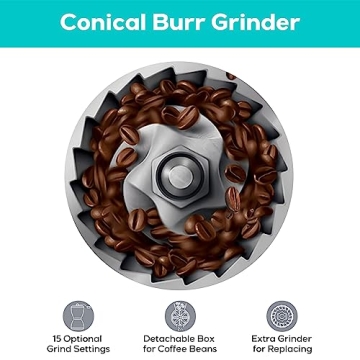 CASABREWS Espresso Machine with Integrated Grinder