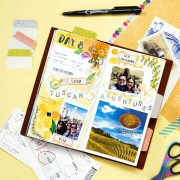 Avery Multi-Use Ultra Tabs, 2" x 1.5", Holographic Sunset Ombré Colors, 18 Repositionable Page Tabs (74148)