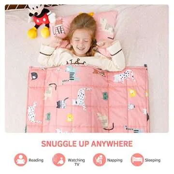 Mr. Sandman Weighted Cat Blanket for Peaceful Sleep