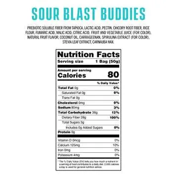 SMART SWEETS Sour Blast Buddies - Healthy Gummy Treats