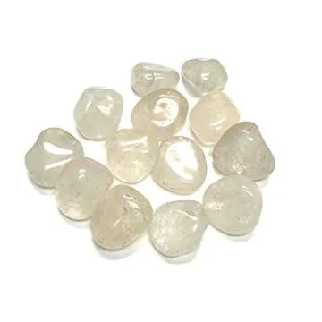 Zentron Tumbled Clear Quartz Gemstones - 1/2 Pound