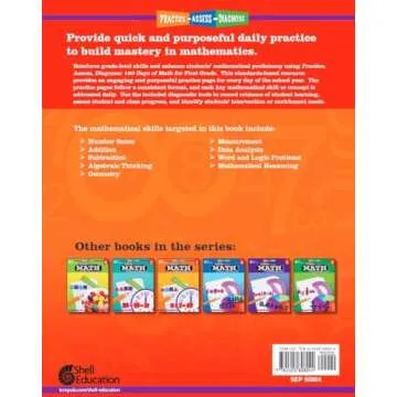 180 Days™: Includes Reading 2nd Edition, Writing, and Math for 1st Grade Practice Workbook for Classroom and Home, Cool and Fun Practice Created by Teachers (180 Days of Practice)